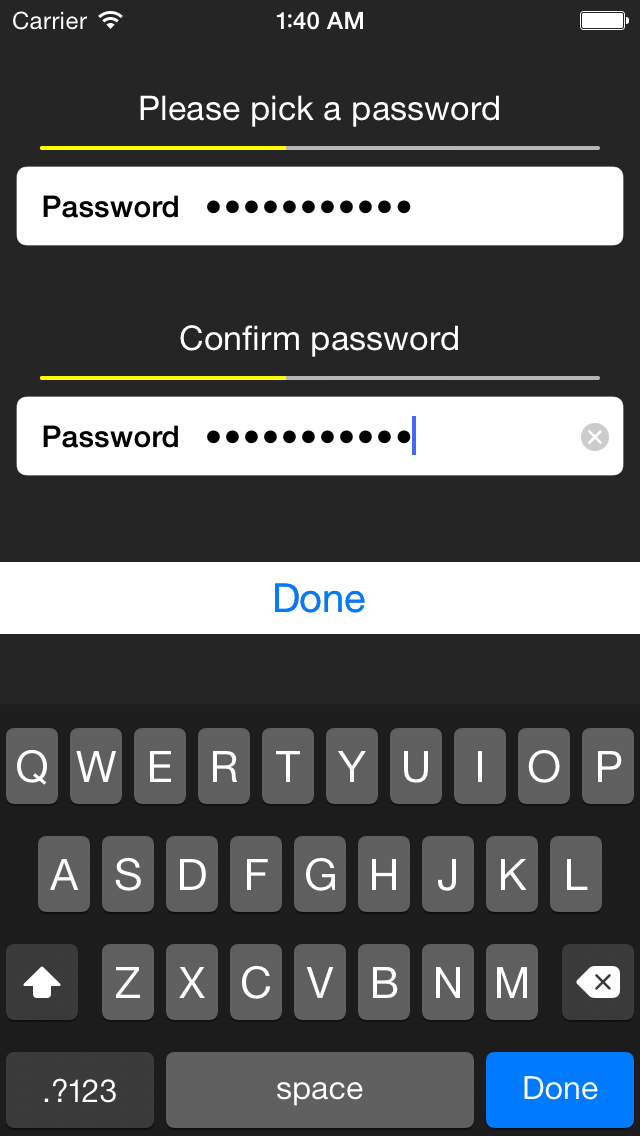 Note view screenshot